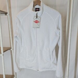 Women's Plush White Teddy Jacket